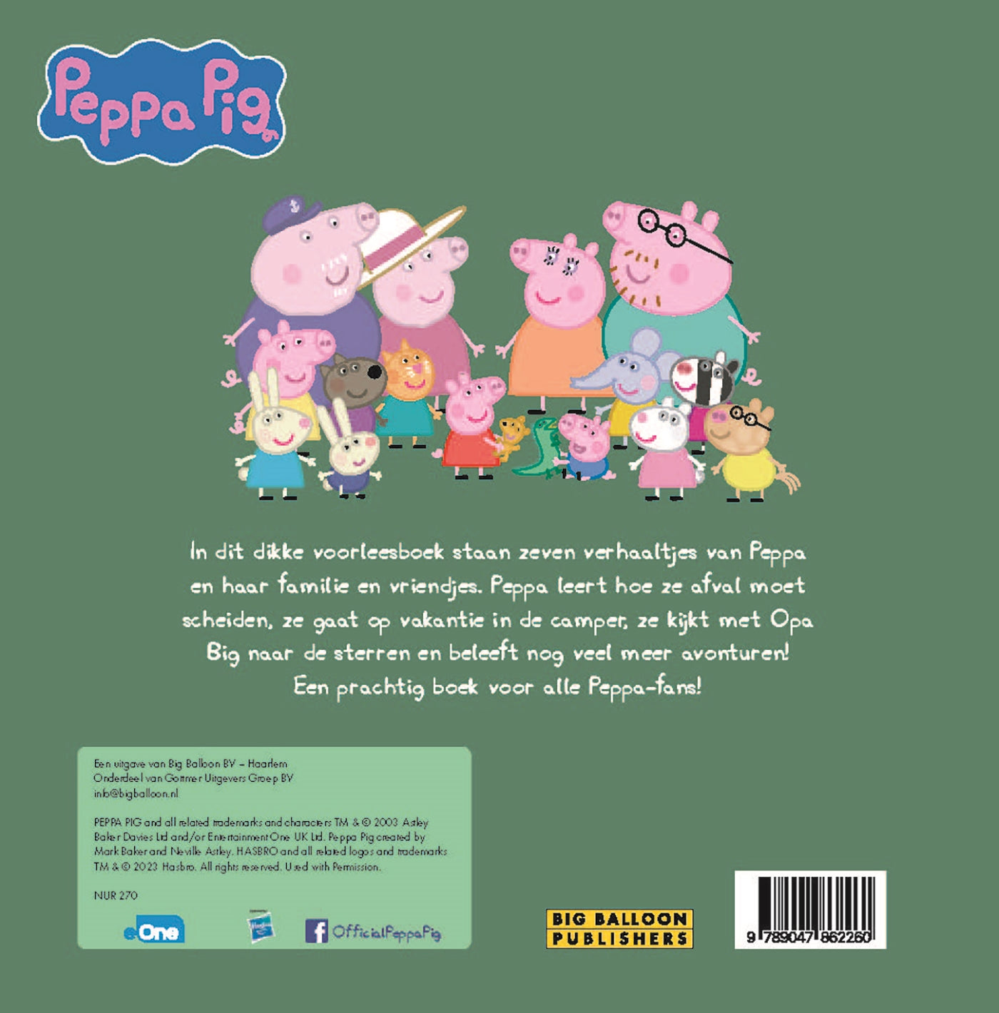 Prentenboek Hardcover - Peppa Pig - Peppa&