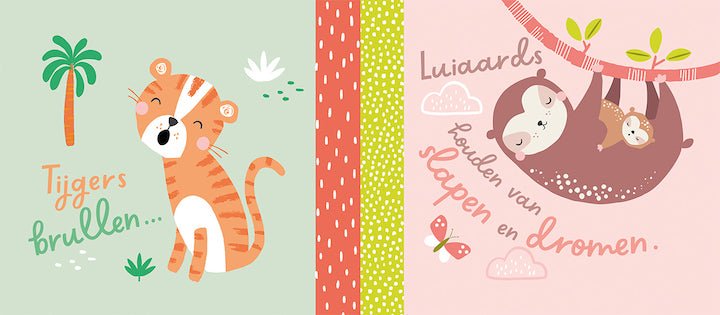 BabyBoekje - In de Jungle - Knisperboekje - BezigeBijtjes