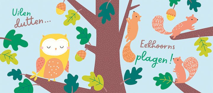 BabyBoekje - In het Bos - Knisperboekje - Lantaarn Publisher - BezigeBijtjes