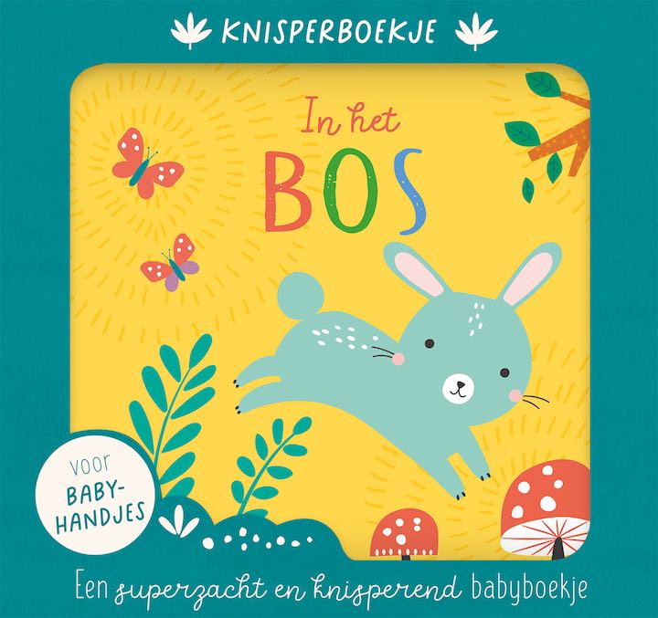 BabyBoekje - In het Bos - Knisperboekje - Lantaarn Publisher - BezigeBijtjes