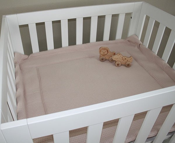 Bamboom Boxkleed - 80 x 100 cm - Soft Stone - Roze - Soft Pink - BezigeBijtjes