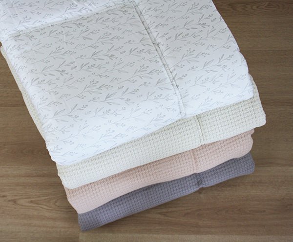 Bamboom Boxkleed 80 x 100 cm Soft Stone - Warm Grijs - Warm Grey - BezigeBijtjes