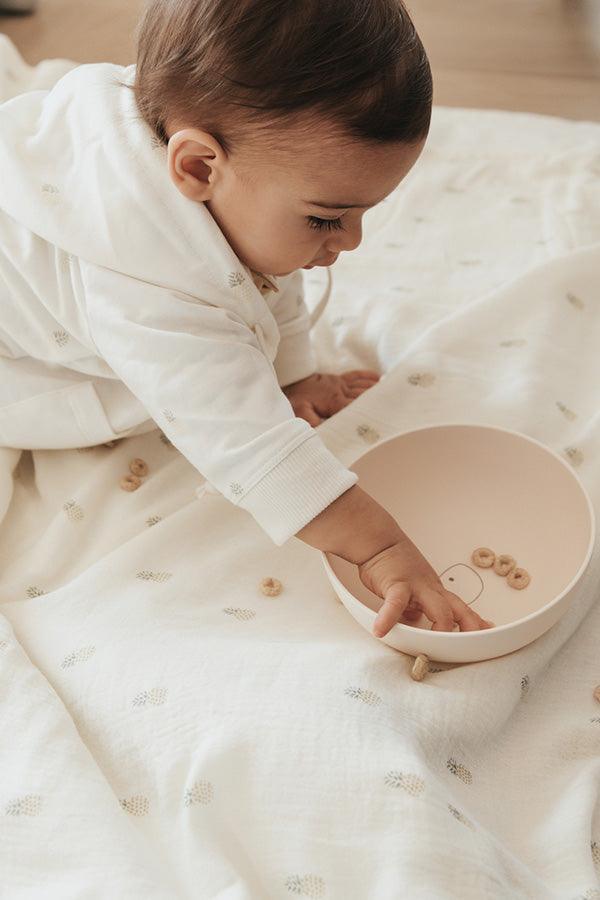 Bamboom Hydrofiele Doeken 120x120 XL Ananas 2 stuks - BezigeBijtjes