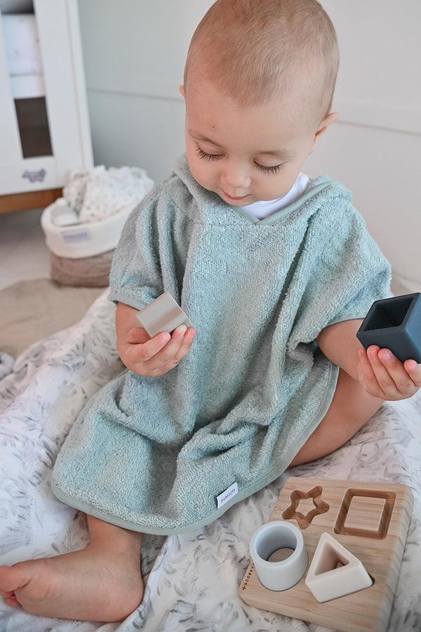 Bamboom Vormen Puzzel Blauw - BezigeBijtjes