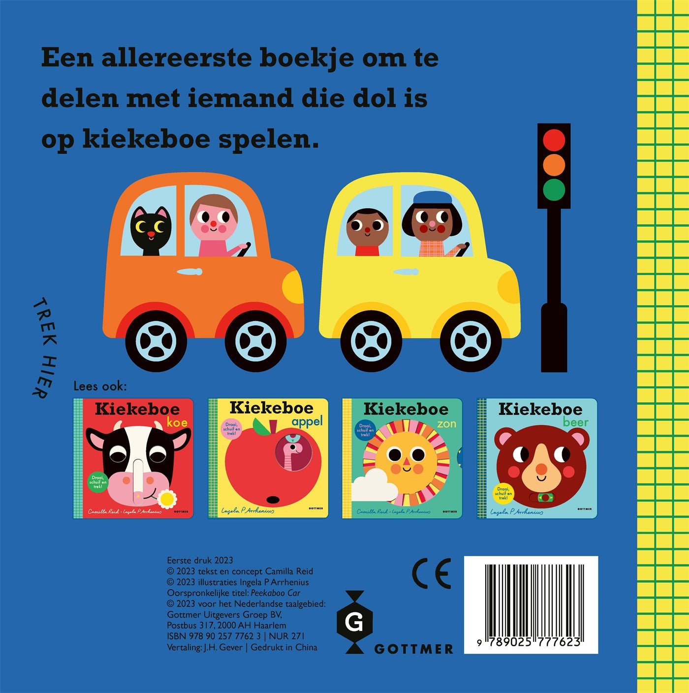 Boek - Kiekeboe Auto - Camilla Reid en Ingela P. Arrhenius - BezigeBijtjes