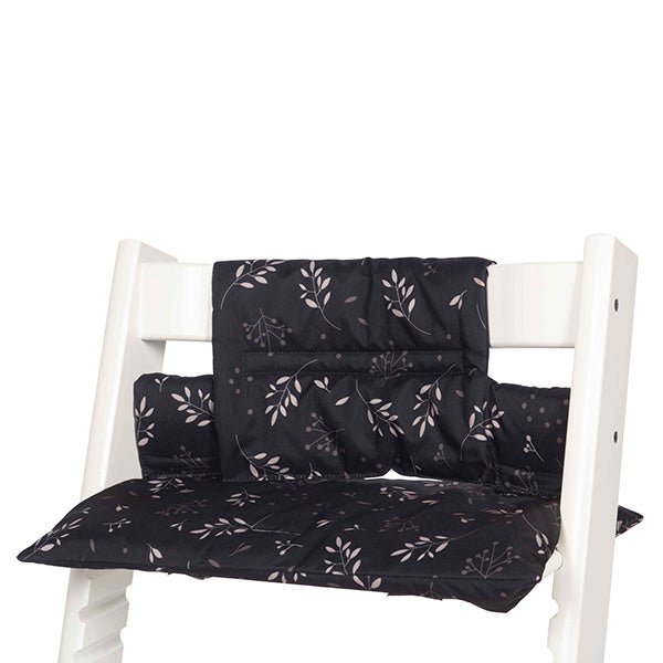Dooky Cover Stoelverkleiner Tripp Trapp Stars Grey en Leaves Black - BezigeBijtjes