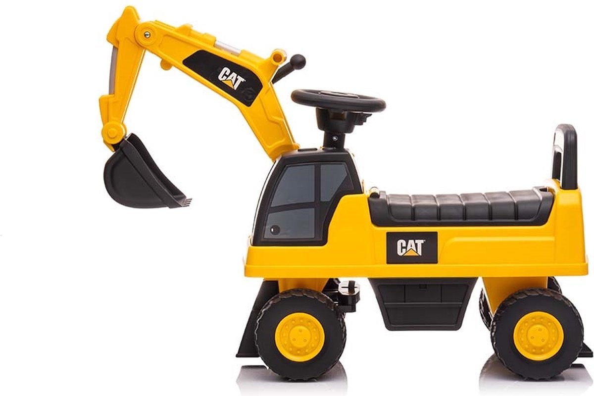 Happy Baby Loopauto - CAT Graafmachine - 1 tot 3 jaar - BezigeBijtjes