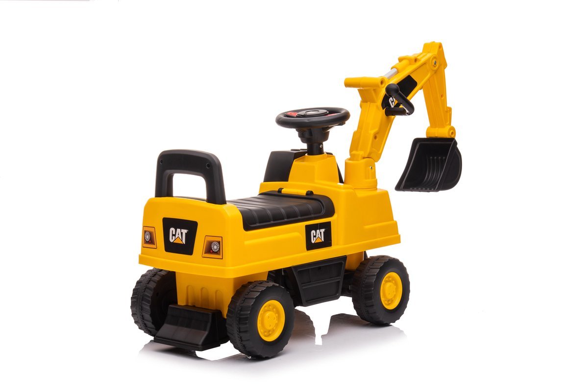 Happy Baby Loopauto - CAT Graafmachine - 1 tot 3 jaar - BezigeBijtjes