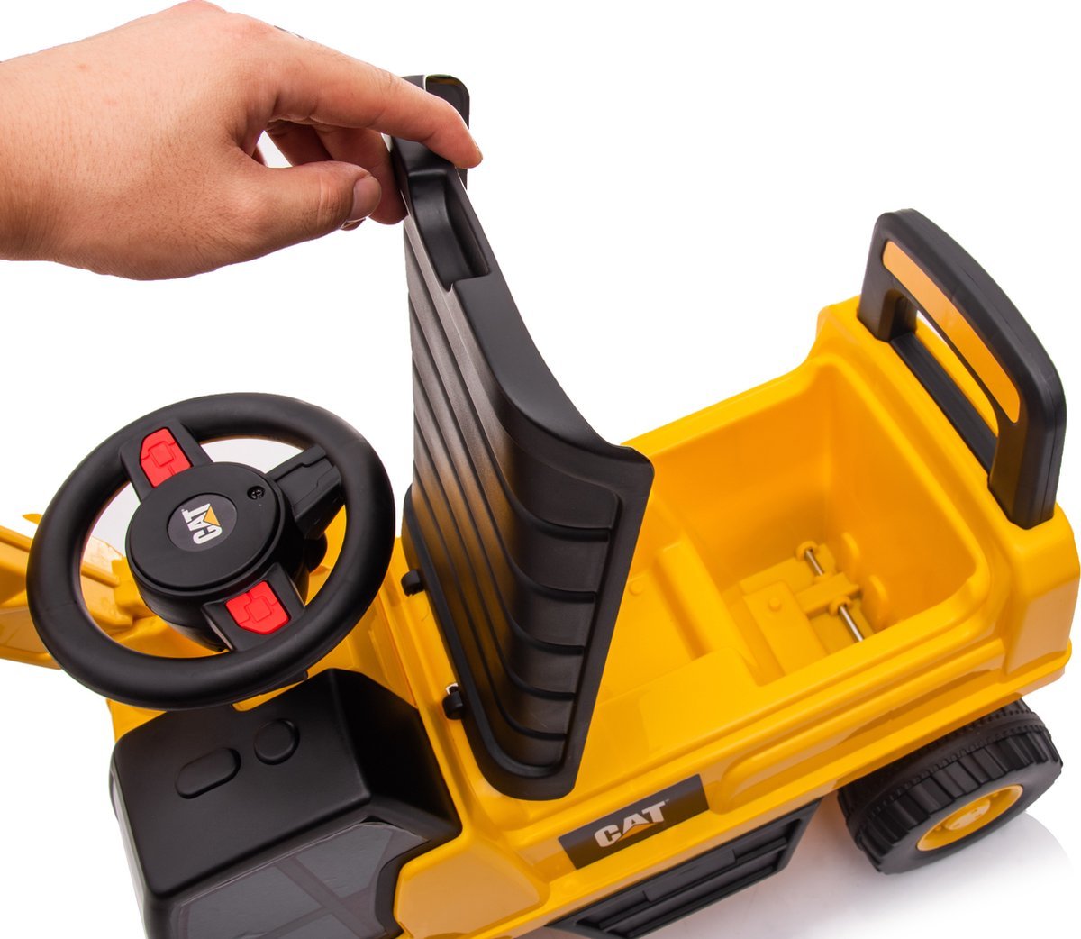 Happy Baby Loopauto - CAT Graafmachine - 1 tot 3 jaar - BezigeBijtjes