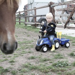 Happy Baby Loopauto - Tractor met aanhanger - 1 tot 4 jaar - BezigeBijtjes