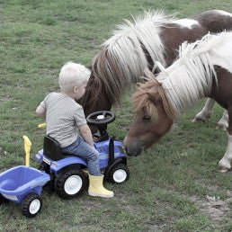 Happy Baby Loopauto - Tractor met aanhanger - 1 tot 4 jaar - BezigeBijtjes