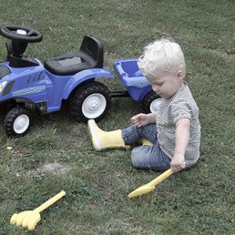 Happy Baby Loopauto - Tractor met aanhanger - 1 tot 4 jaar - BezigeBijtjes
