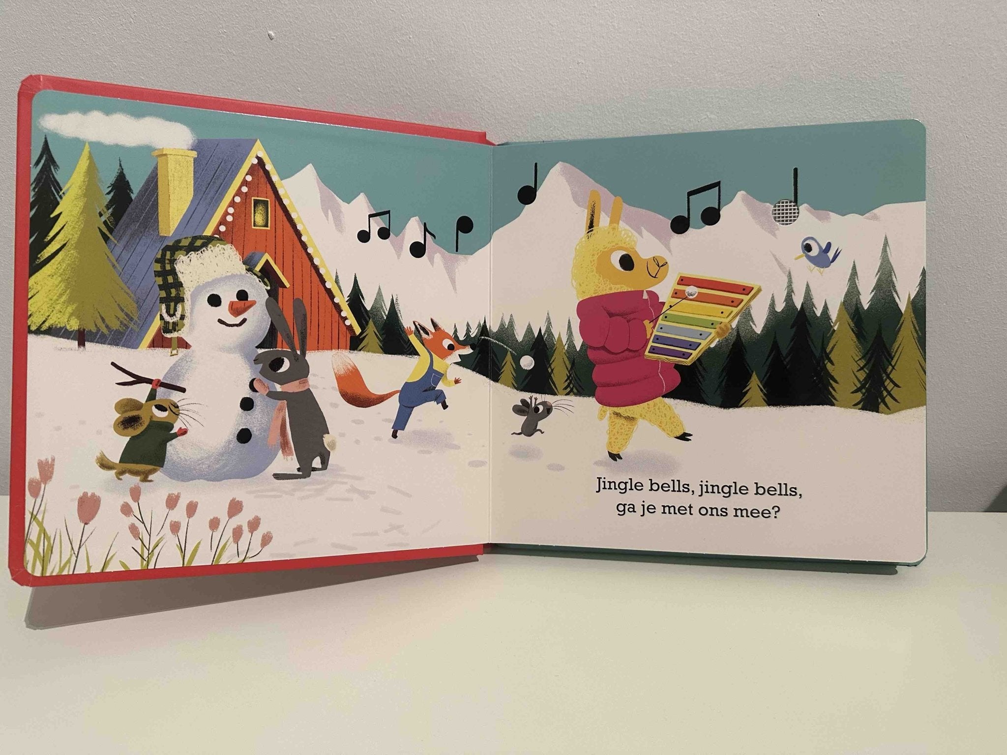 Karton GeluidenBoek - Jingle Bells - Nicola Slater - BezigeBijtjes