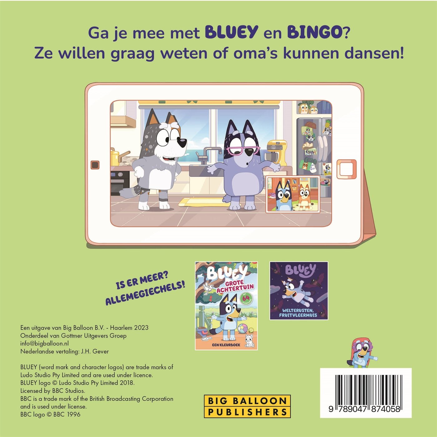 Kartonboek - Bluey - Omaatjes - BezigeBijtjes
