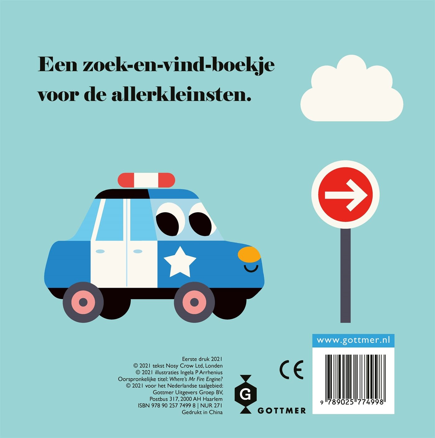 KartonBoek - Brandweerwagen, waar ben je? - Ingela P Arrhenius - BezigeBijtjes