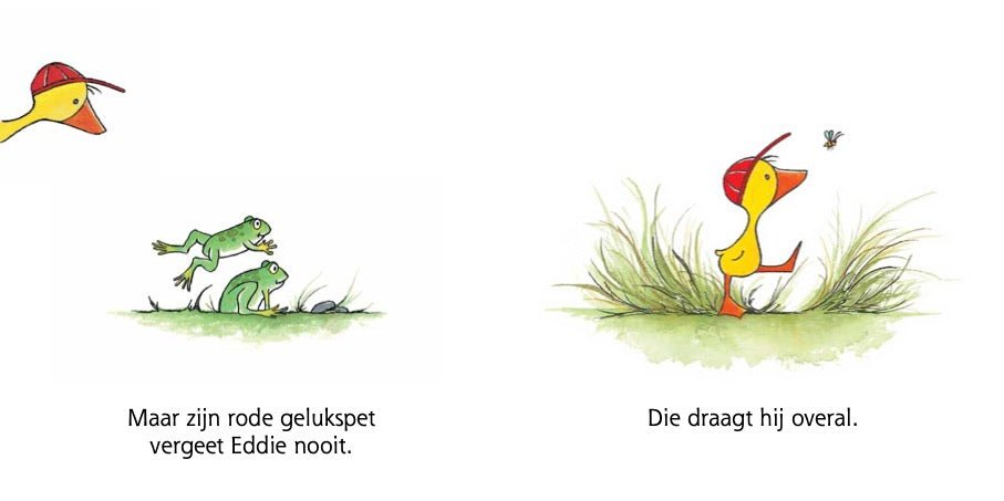 KartonBoek - Gonnie en Vriendjes - Eddie - Olivier Dunrea - BezigeBijtjes