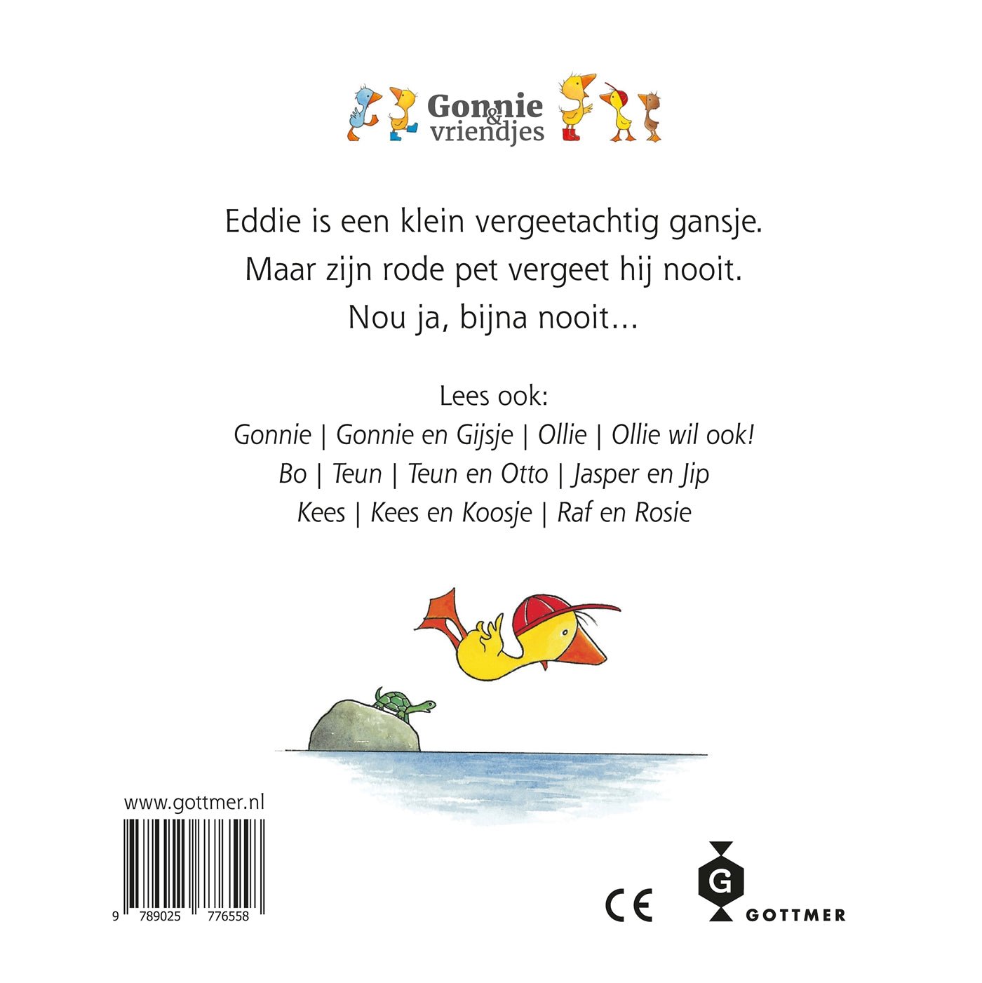 KartonBoek - Gonnie en Vriendjes - Eddie - Olivier Dunrea - BezigeBijtjes