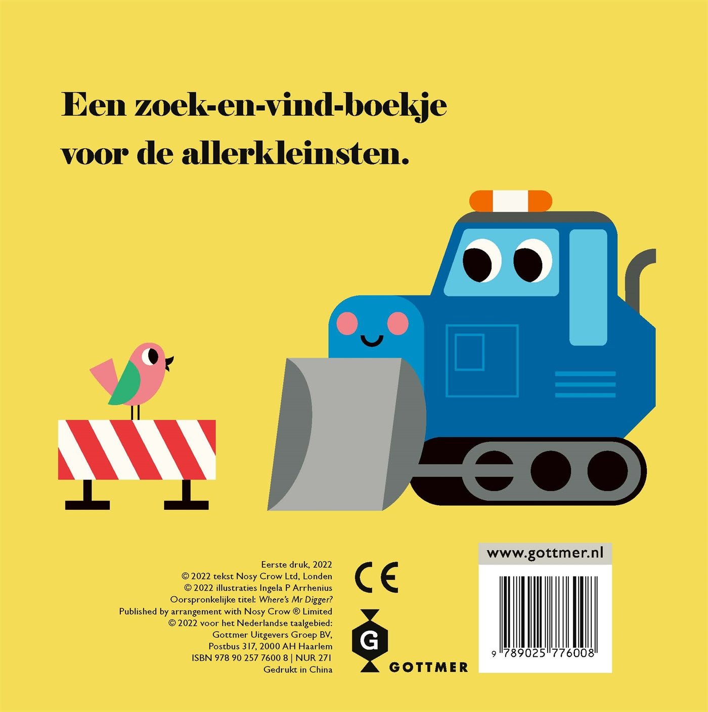 KartonBoek - Graafmachine, waar ben je? - Ingela P Arrhenius - BezigeBijtjes