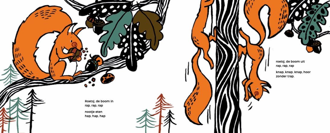 KartonBoek - He Beestjes! In het Bos - Erik van Os - Elle van Lieshout - BezigeBijtjes