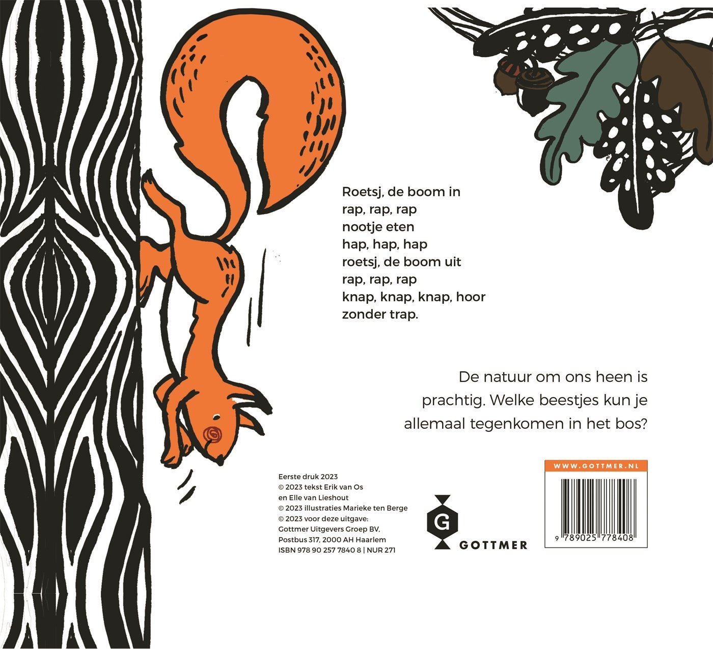 KartonBoek - He Beestjes! In het Bos - Erik van Os - Elle van Lieshout - BezigeBijtjes
