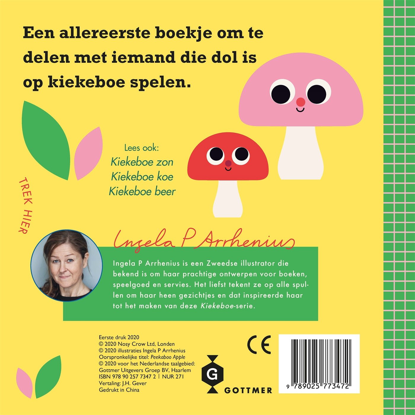 KartonBoek - Kiekeboe Appel - Ingela P. Arrhenius - BezigeBijtjes