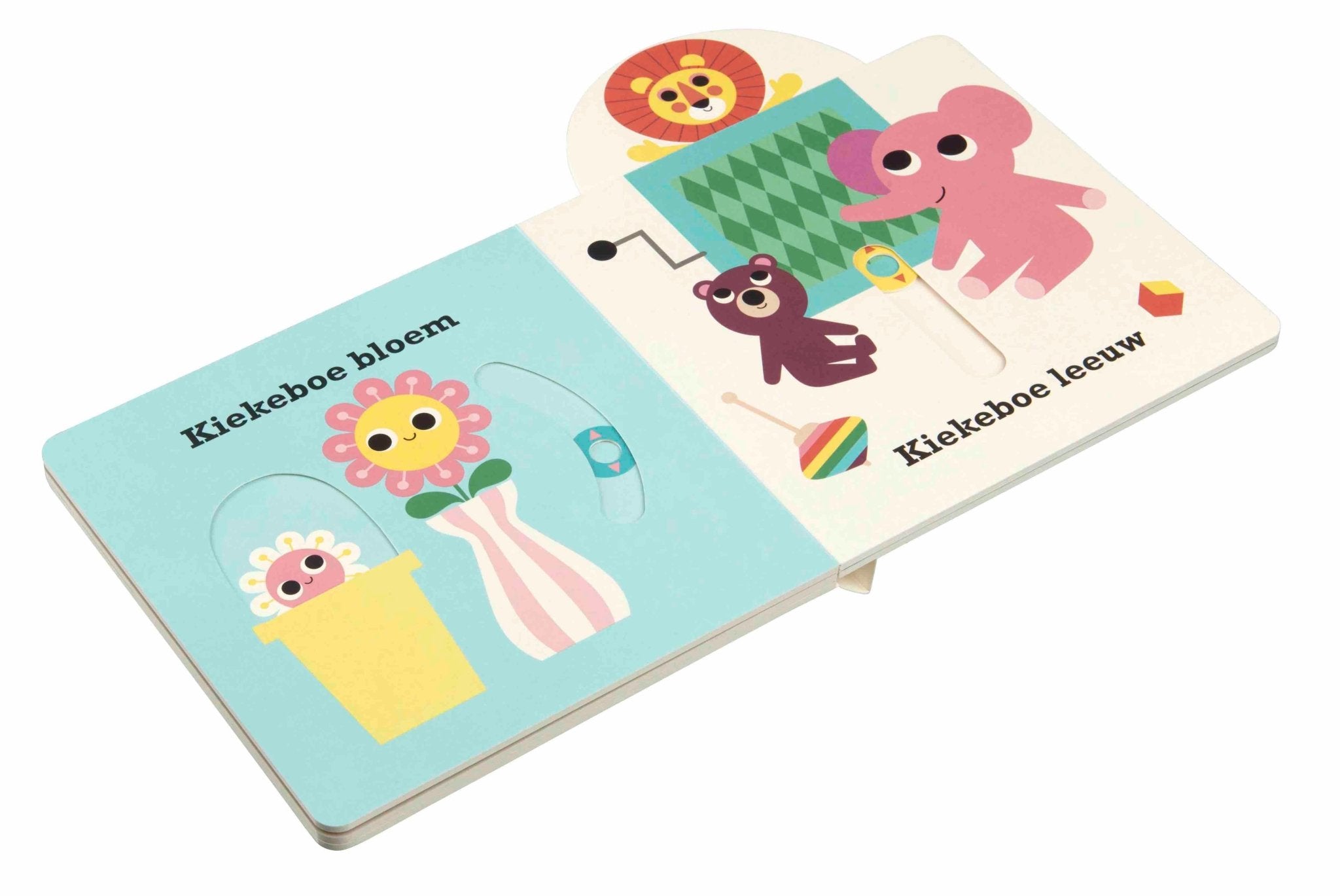 KartonBoek - Kiekeboe Kindje - Camilla Reid en Ingela P. Arrhenius - BezigeBijtjes