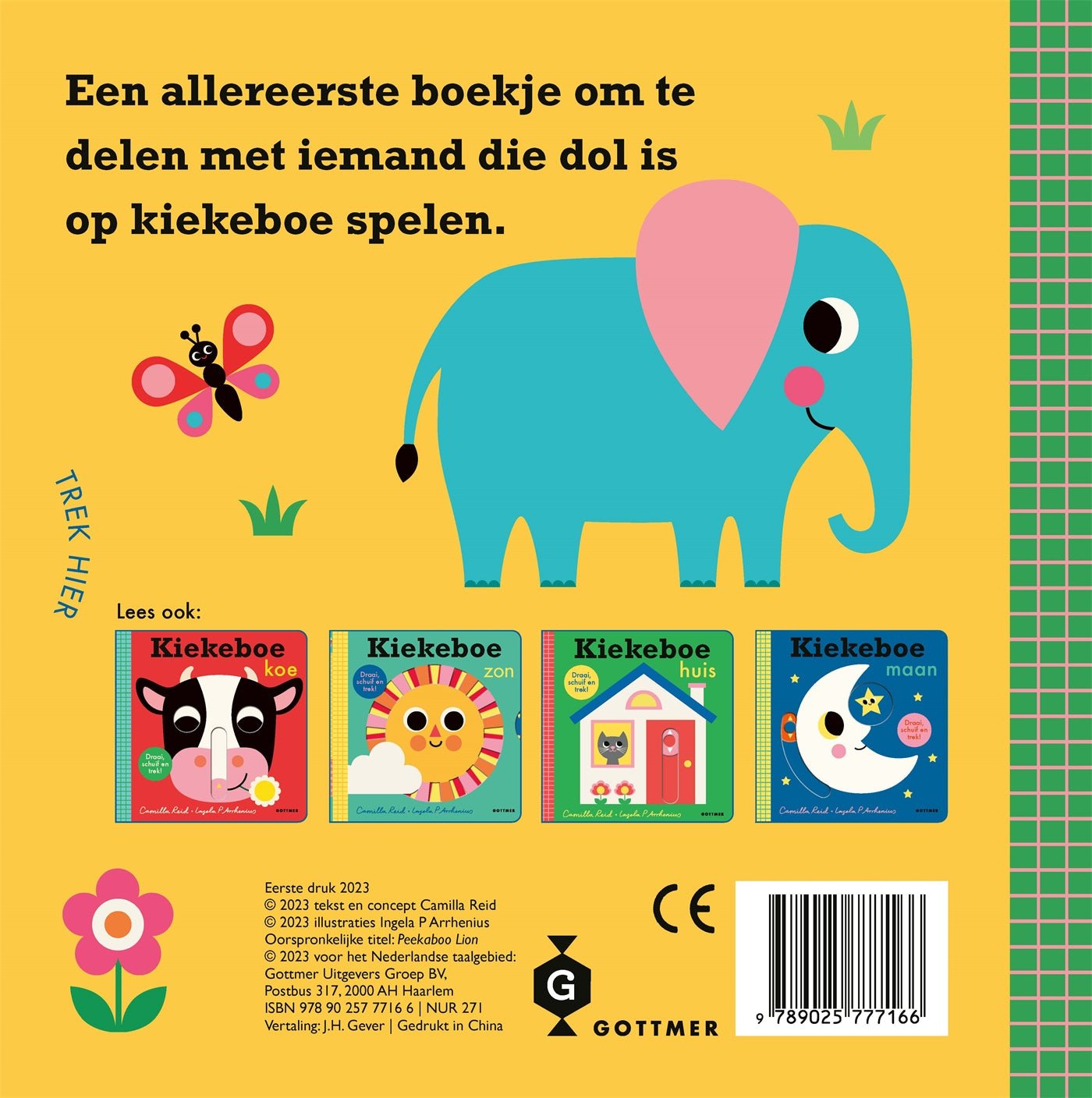 KartonBoek - Kiekeboe Leeuw - Camilla Reid en Ingela P. Arrhenius - BezigeBijtjes