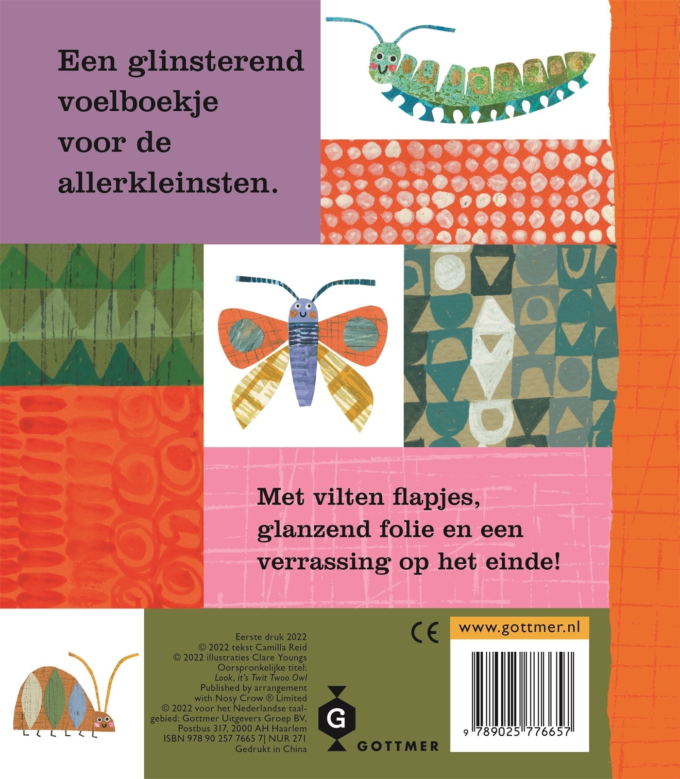 KartonBoek - Oehoe oehoe, daar is Uil - Camilla Reid - BezigeBijtjes