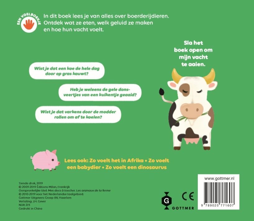 KartonBoek - Zo voelt het op de Boerderij - Xavier Deneux - BezigeBijtjes