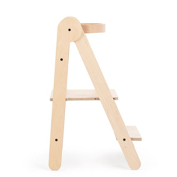 MamaToyz Houten Leertoren / Kinderopstapje (Inklapbaar) - BezigeBijtjes