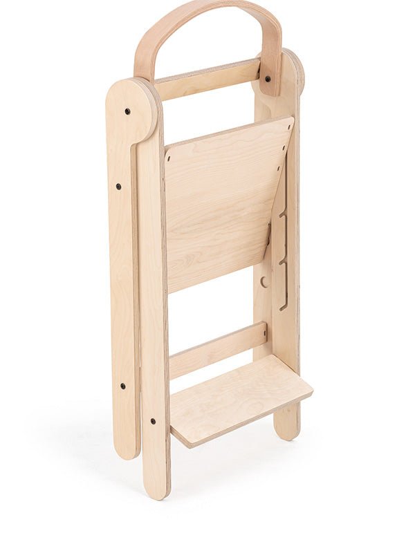 MamaToyz Houten Leertoren / Kinderopstapje (Inklapbaar) - BezigeBijtjes