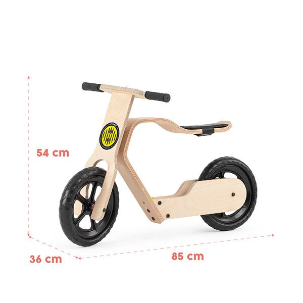 MamaToyz Houten Loopfiets - BezigeBijtjes