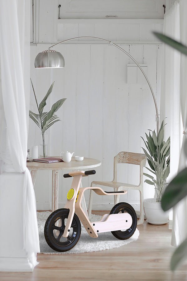 MamaToyz Houten Loopfiets - BezigeBijtjes