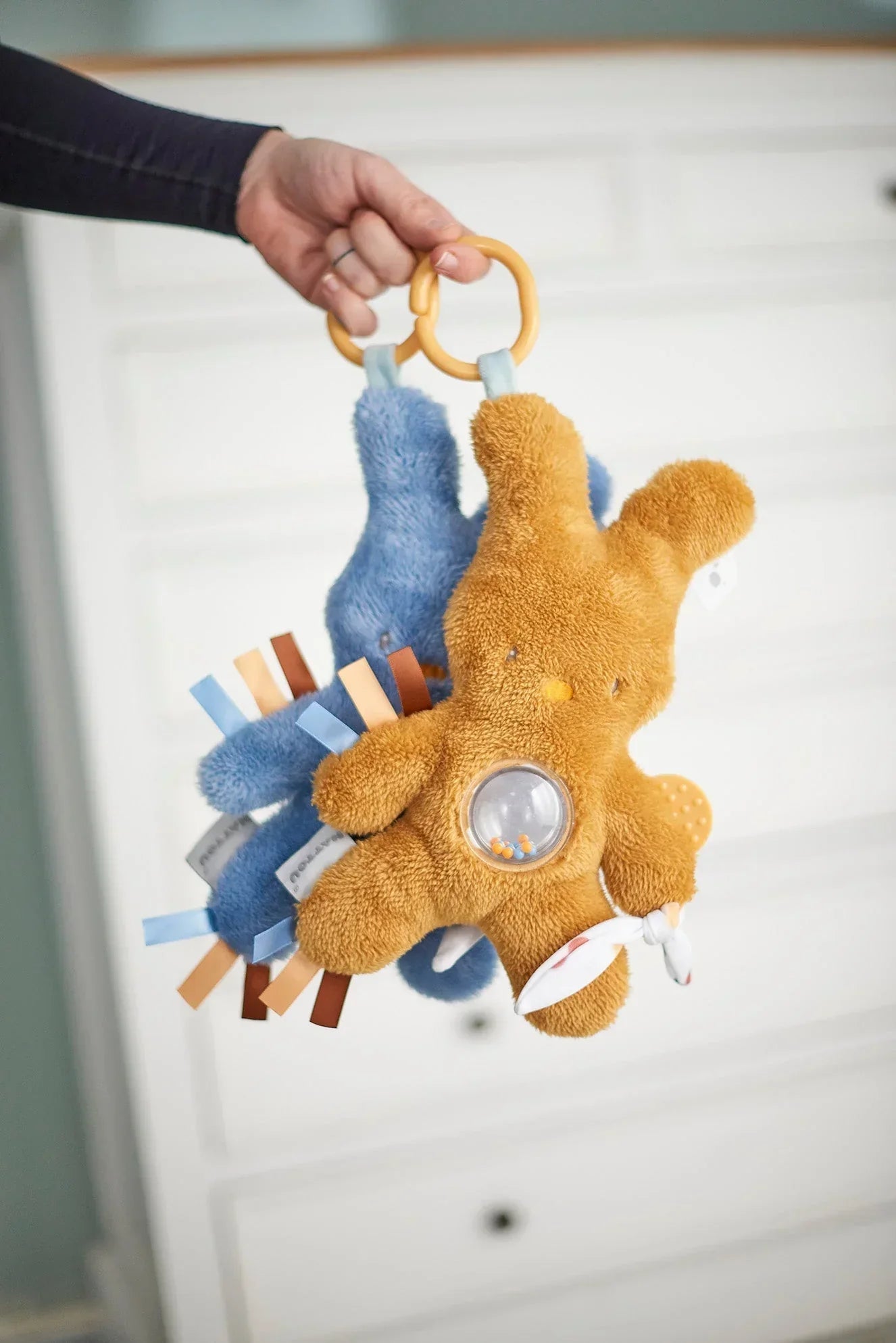 Nattou activiteiten knuffel Konijn 25cm - BezigeBijtjes