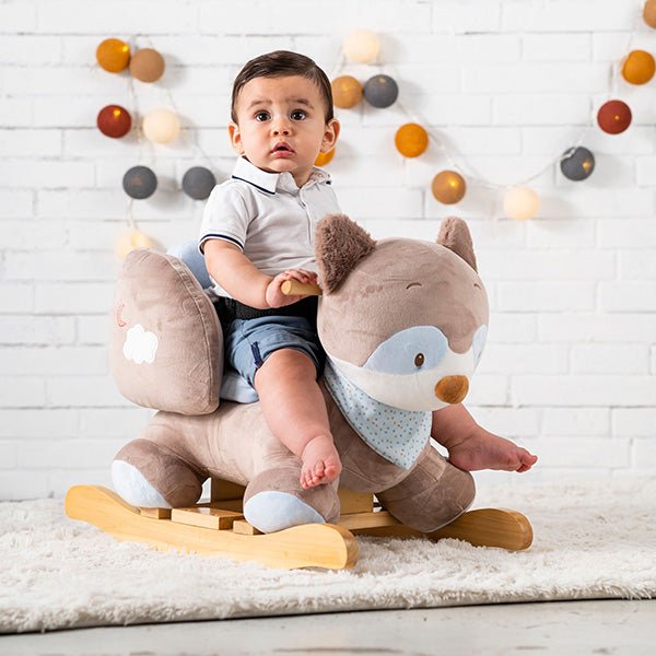 Nattou Hobbeldier Wasbeer Bob 60x 30 x 46 cm - BezigeBijtjes