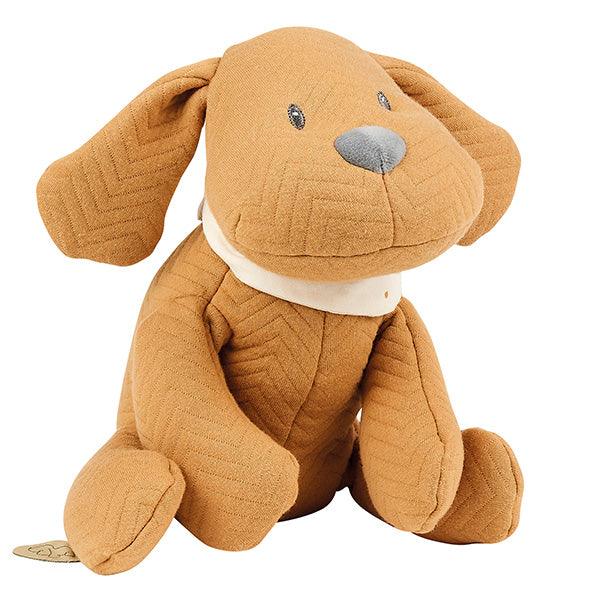 Nattou Knuffel Hond 30 cm Bruin - BezigeBijtjes