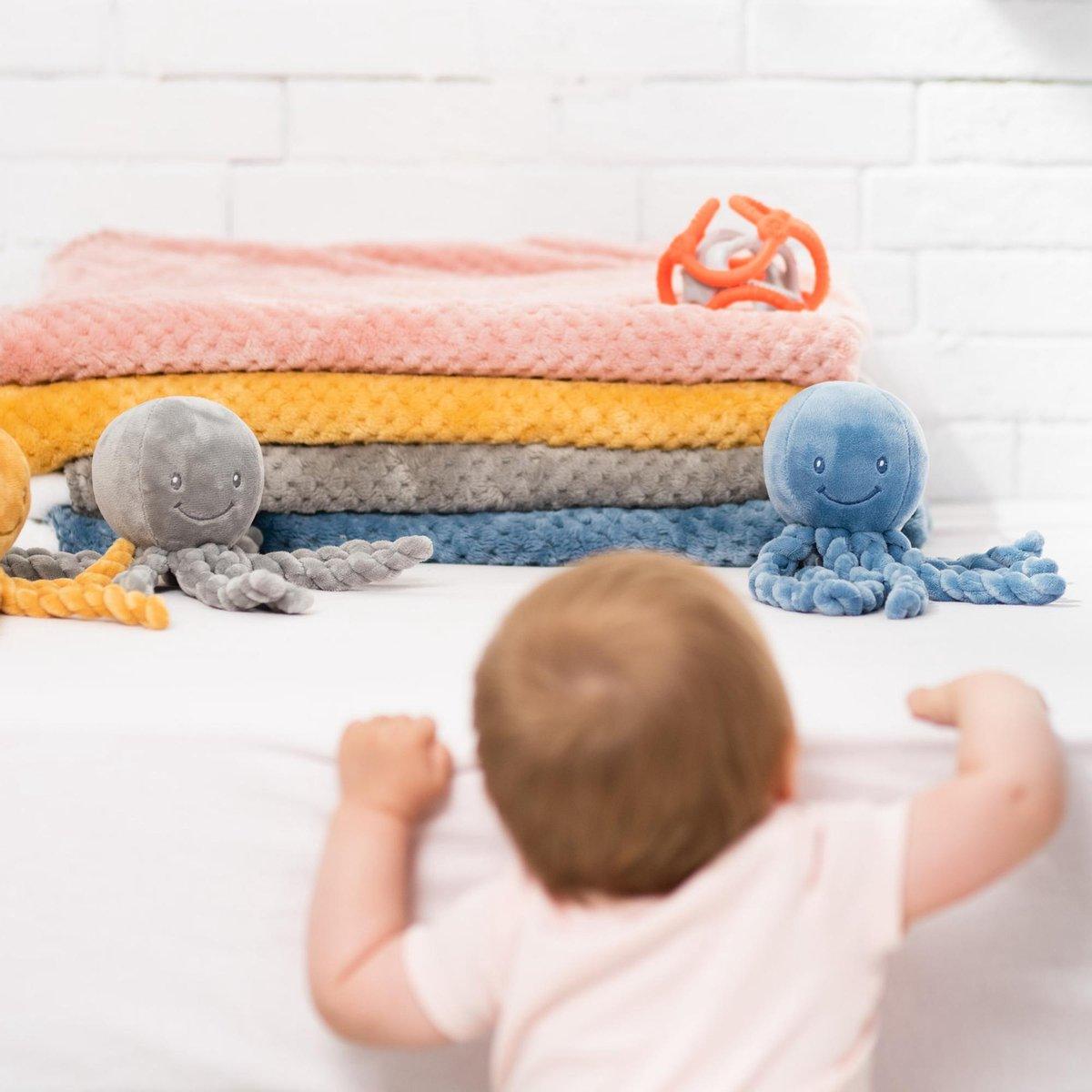 Nattou Octopus Knuffel 23 cm - BezigeBijtjes