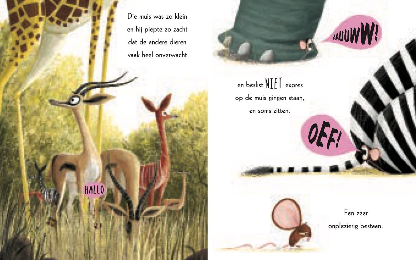 Prentenboek - De Leeuw in de Muis - Rachel Bright - BezigeBijtjes