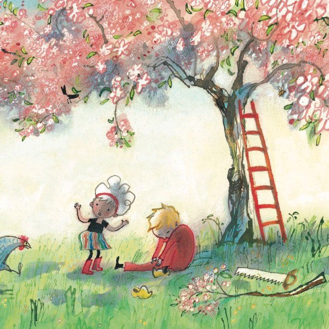 Prentenboek Hardcover- Boer Boris en het Gebroken Been - Ted van Lieshout - BezigeBijtjes