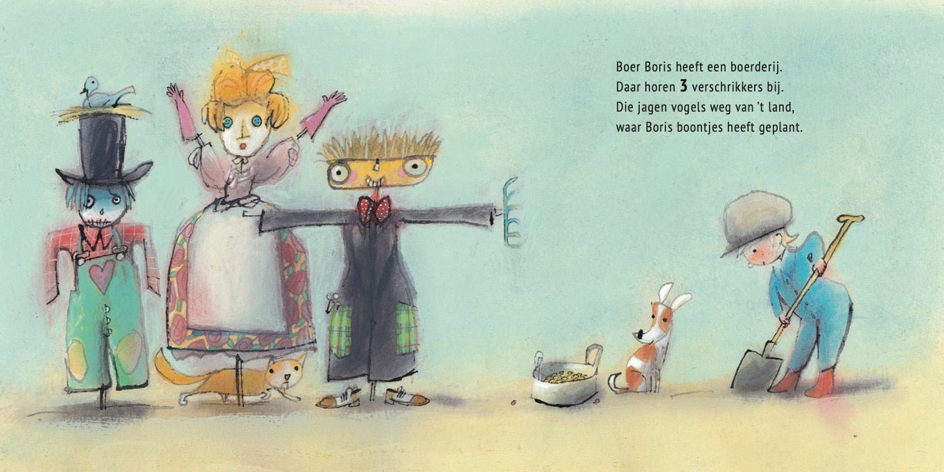 Prentenboek Hardcover- Boer Boris - Ted van Lieshout - BezigeBijtjes