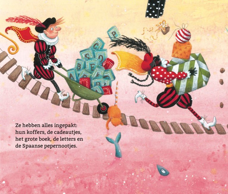 Prentenboek Hardcover - Het huis van Sinterklaas - Naomi Tieman - BezigeBijtjes