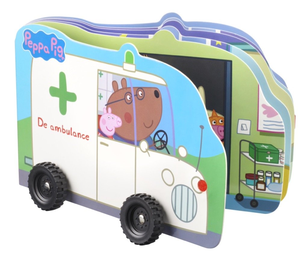 Prentenboek Hardcover - Peppa Pig - De Ambulance - Neville Astley - BezigeBijtjes