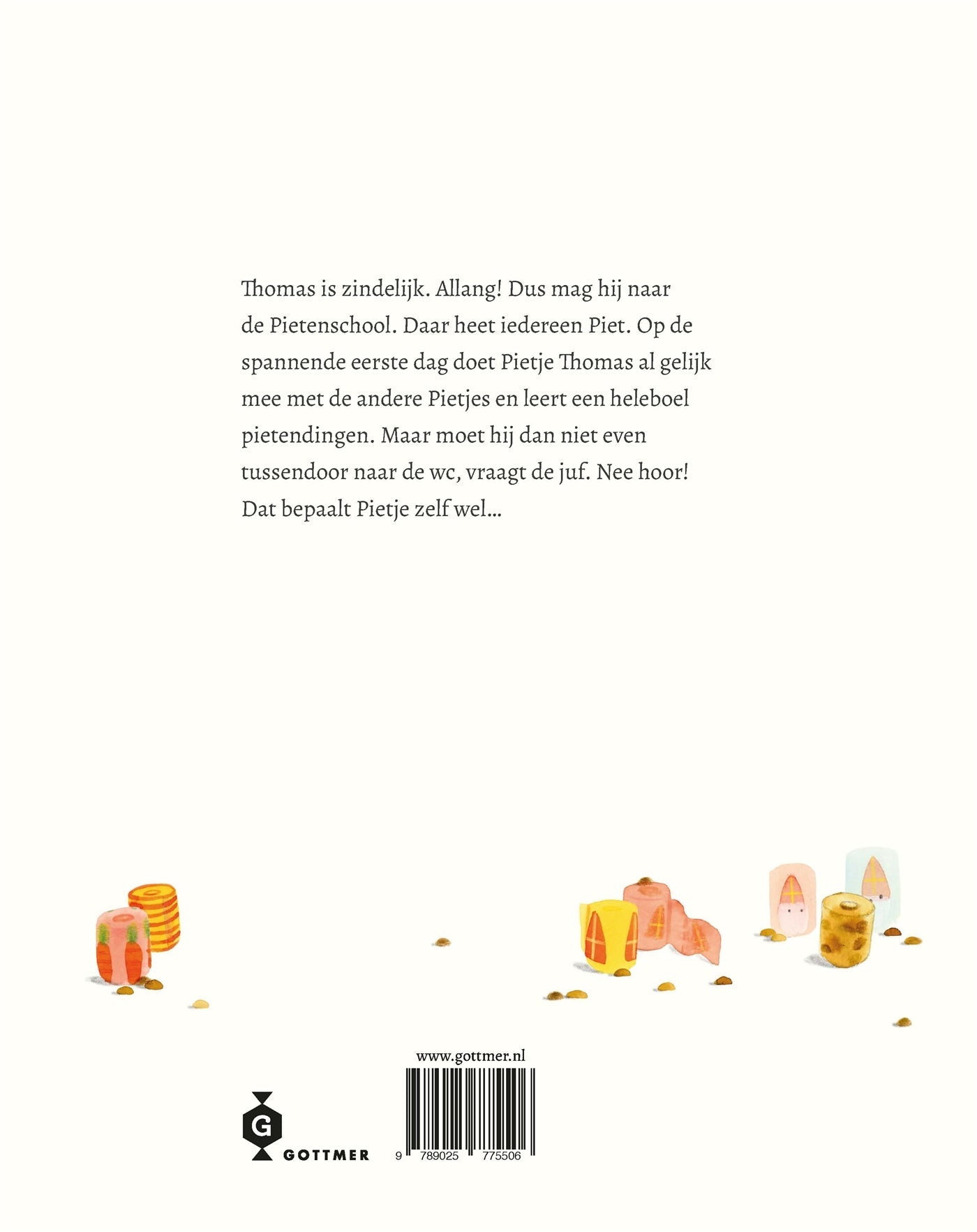 Prentenboek Hardcover - Pietje moet je Plassen - Sunna Borghuis - BezigeBijtjes