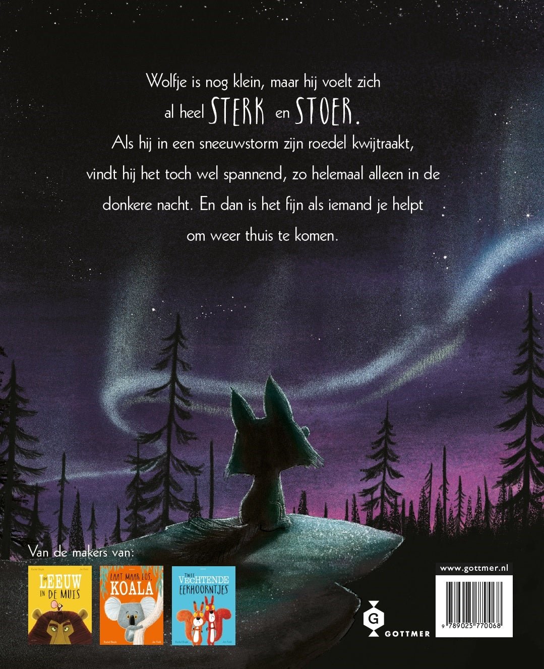 Prentenboek Hardcover - Wolfje wil naar huis - Rachel Bright - BezigeBijtjes