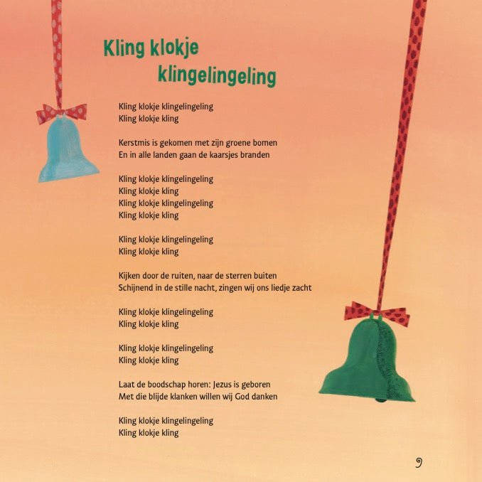 Prentenboek met liedjes Hardcover - De Herdertjes lage bij Nachte (met CD) - Ageeth de Haan - BezigeBijtjes