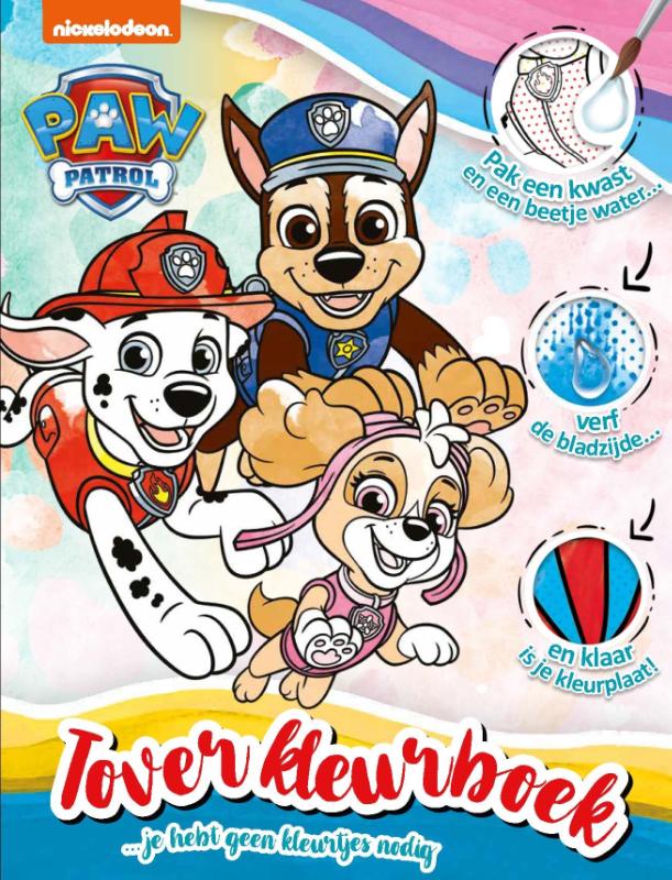 Toverkleurboek - Paw Patrol - BezigeBijtjes
