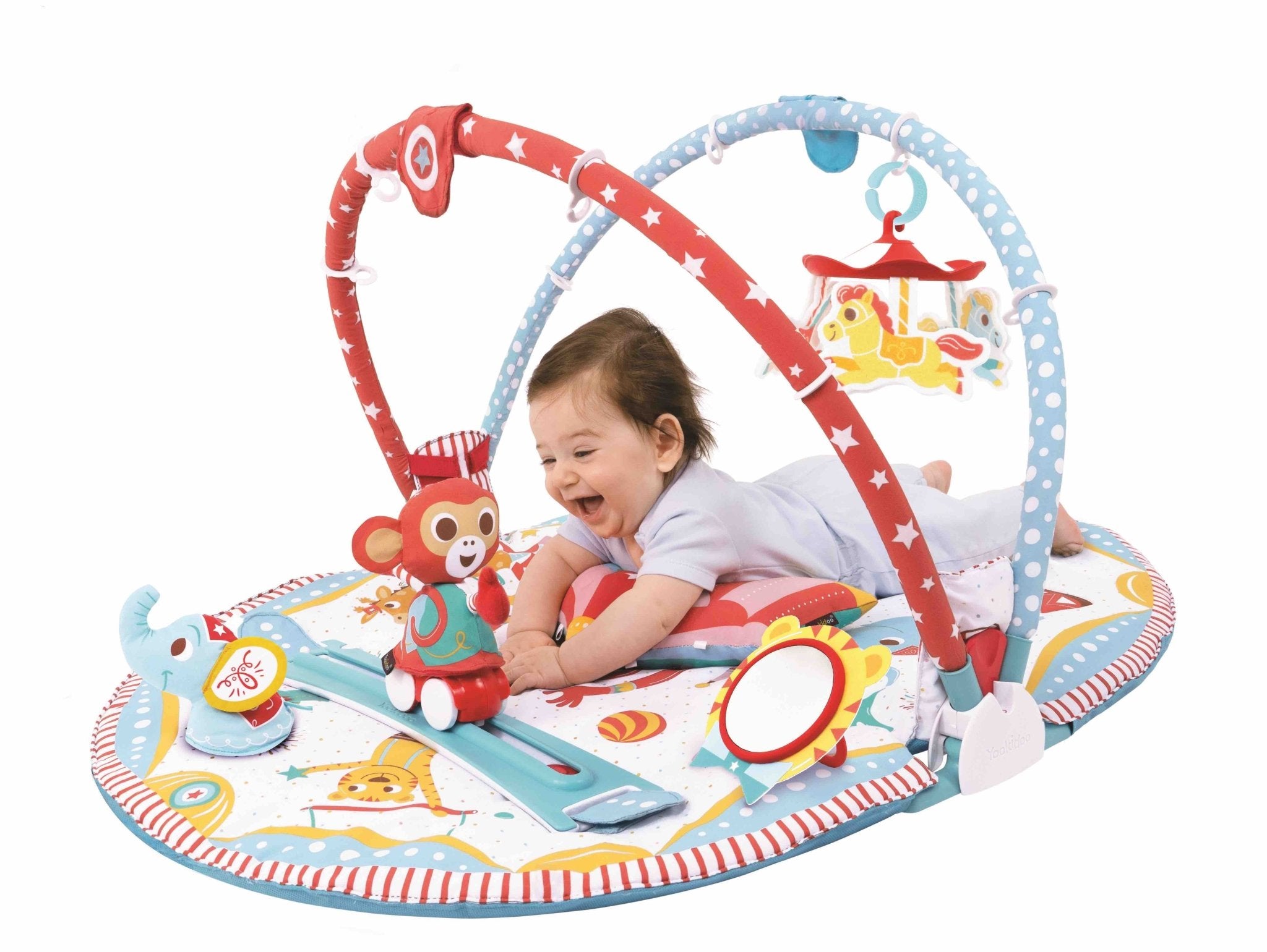 Yookidoo - Baby Speelkleed Circus playland - Babygym - BezigeBijtjes
