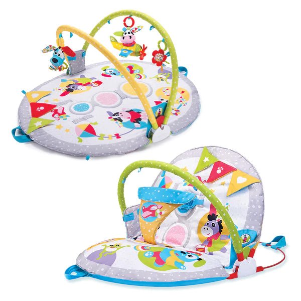 Yookidoo - Baby Speelkleed Liggend en zittend spelen - Babygym - BezigeBijtjes