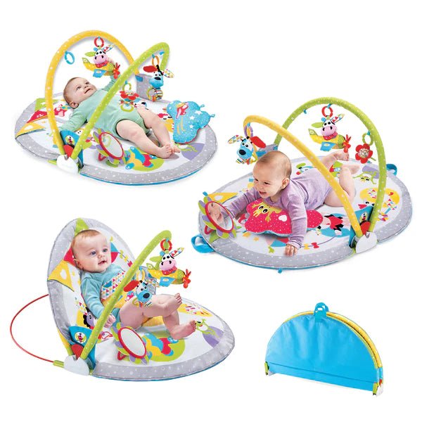 Yookidoo - Baby Speelkleed Liggend en zittend spelen - Babygym - BezigeBijtjes