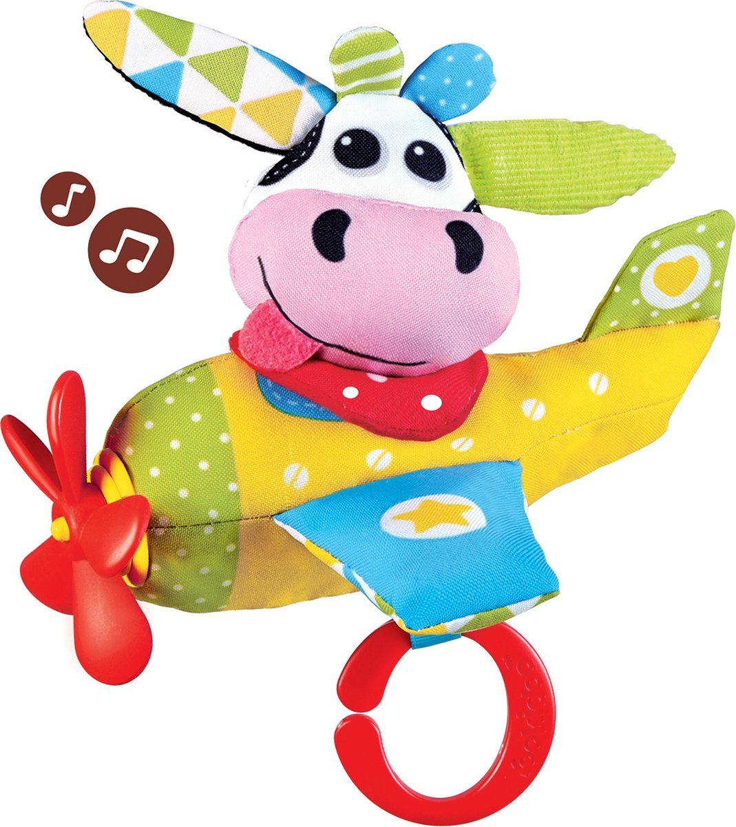 Yookidoo - Baby Speelkleed Liggend en zittend spelen - Babygym - BezigeBijtjes
